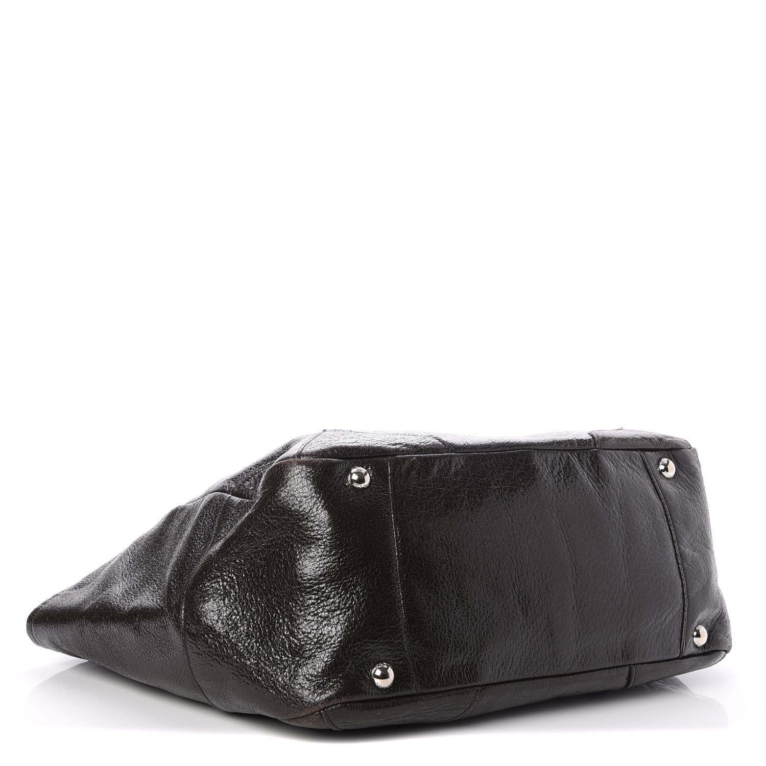 Prada Cervo Lux Chain Shoulder Bag Ebano 4 of 8