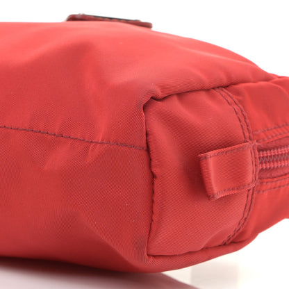 Prada Tessuto Nylon Vela Cosmetic Pouch Rosso 8 of 10