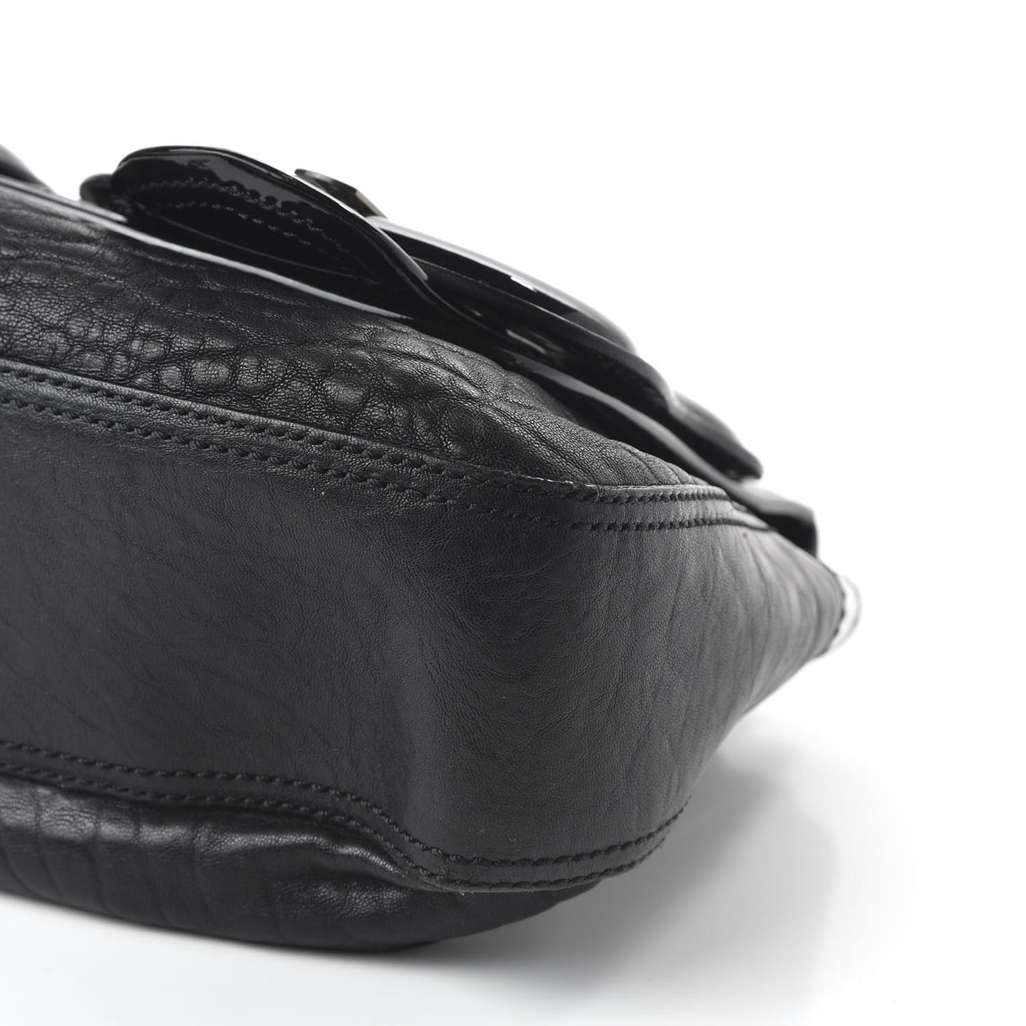 Nappa Patent B Bag Black