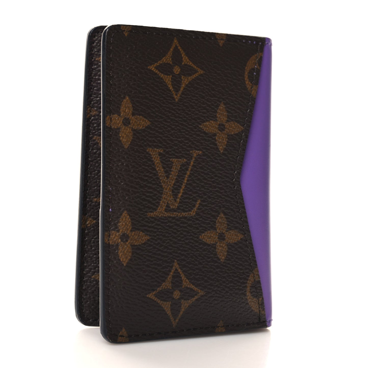 Monogram Pocket Organizer NM Purple