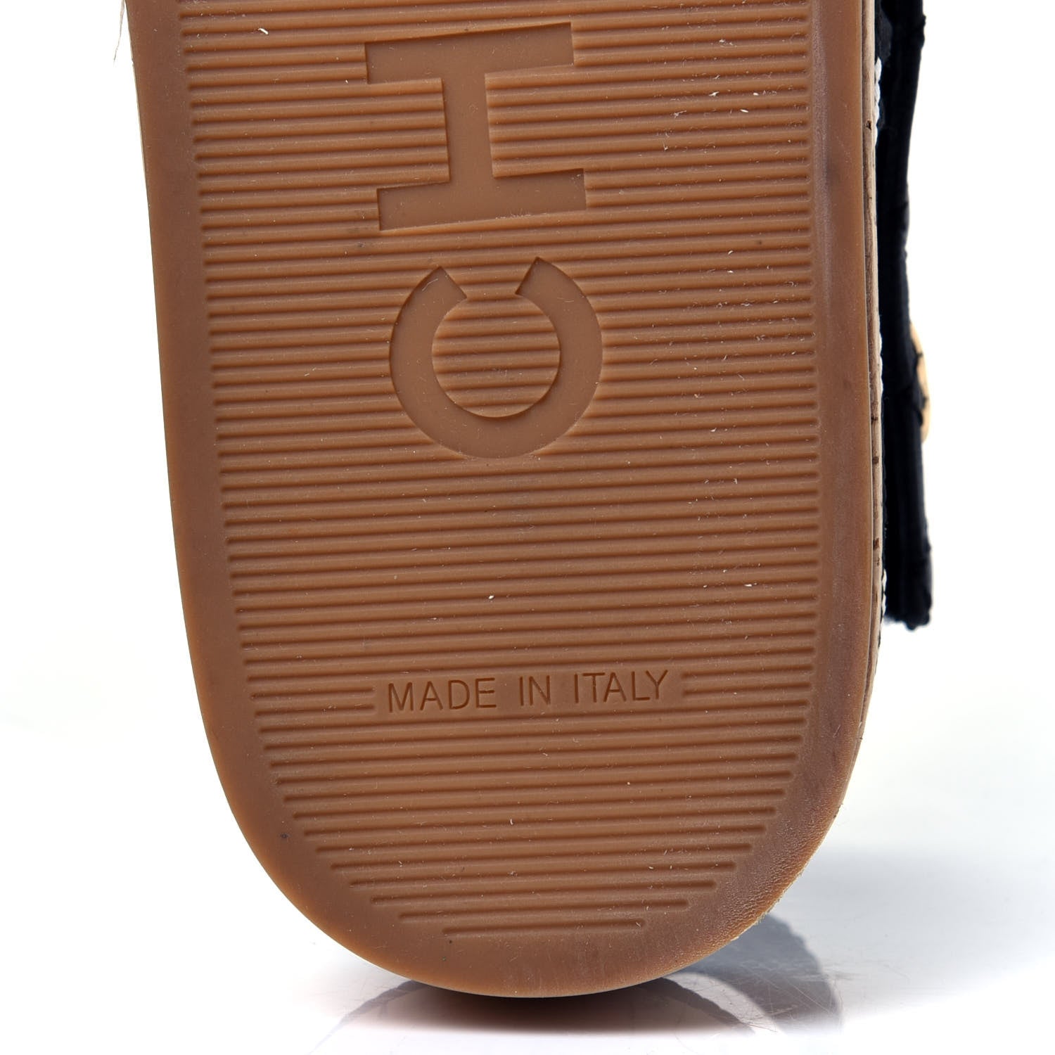 Chanel Cord Lambskin Quilted Logo Sandals 38 Black White 8 of 10