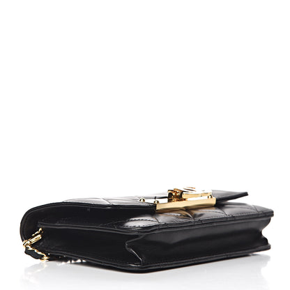 Chanel Lambskin Quilted Golden Class Wallet on Chain WOC Black 4 of 16