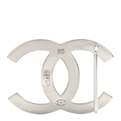 Chanel Calfskin CC Reversible Belt 85 34 Black Burgundy 5 of 8