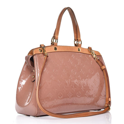 Louis Vuitton Vernis Brea MM Rose Velours 4 of 34