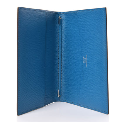 Hermes Epsom Globe Trotter Agenda Cover PM Bleu Izmir 5 of 7
