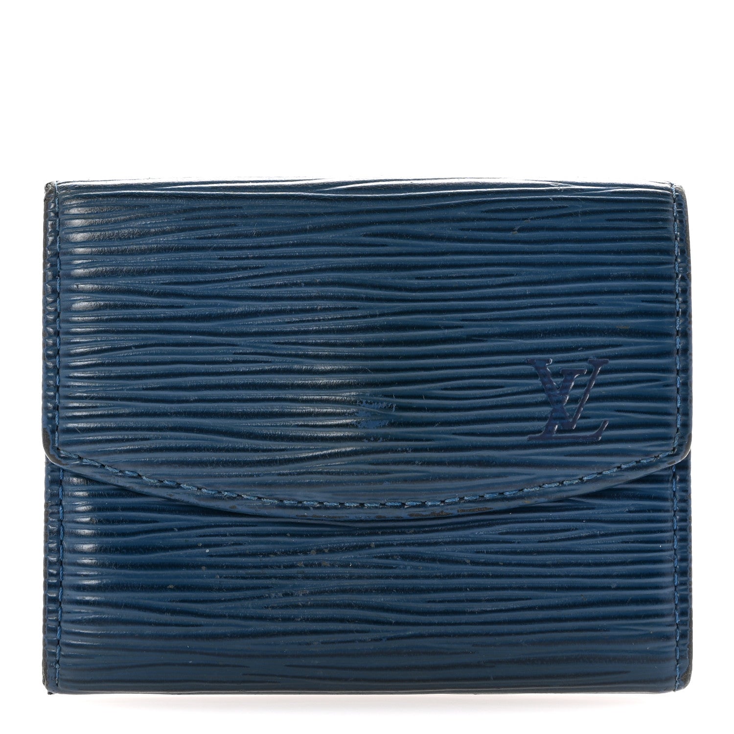 Louis Vuitton Epi Porte-Monnaie Simple Coin Purse Myrtille 1 of 15