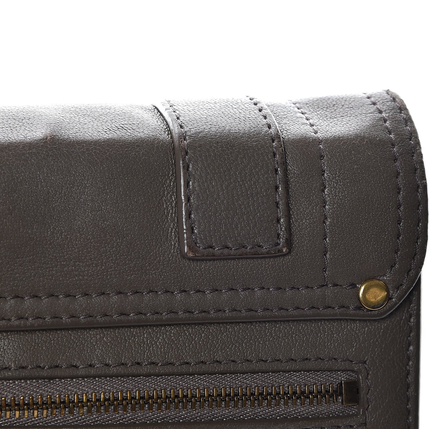 Proenza Schouler Lambskin PS1 Large Chain Wallet Smoke 19 of 20