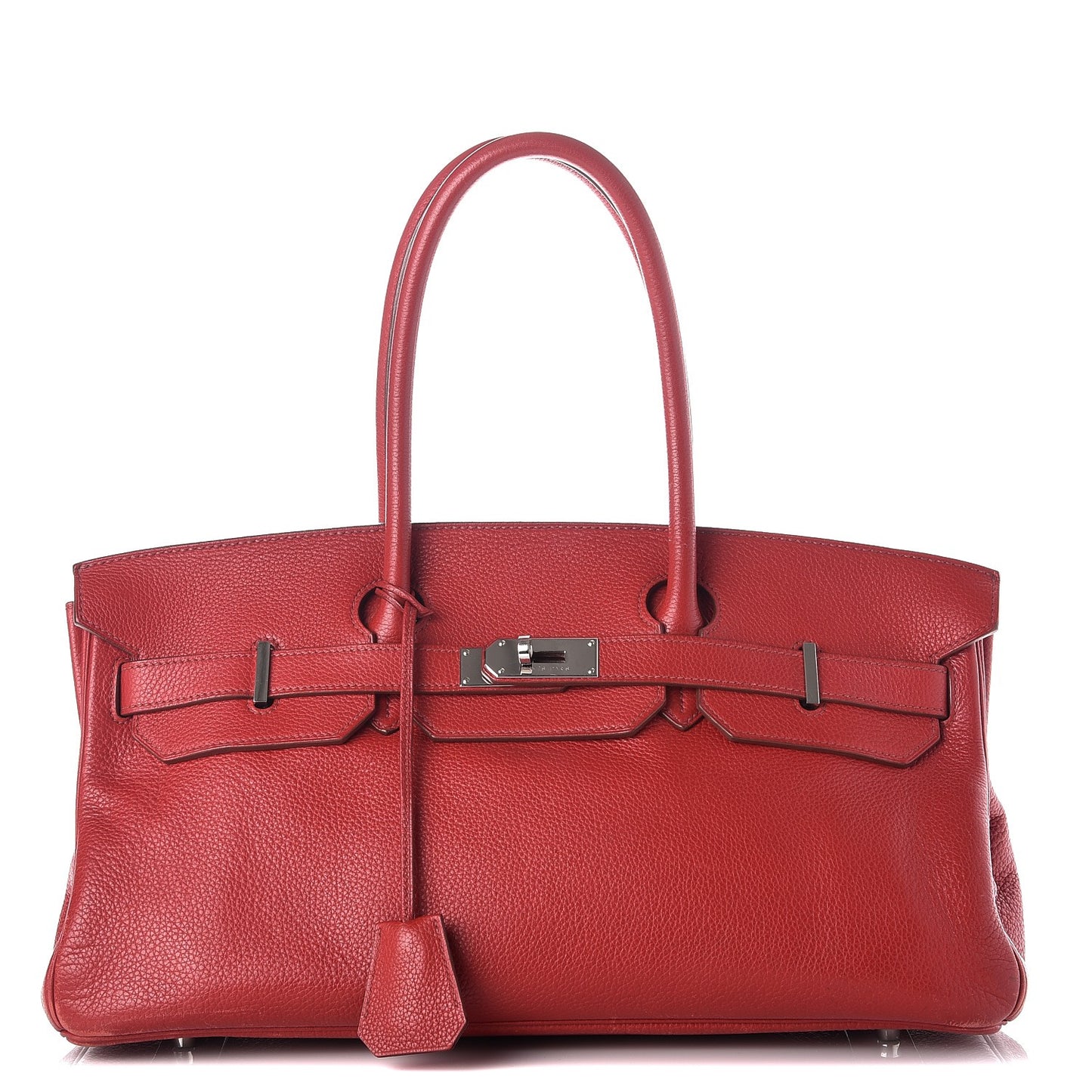 Taurillon Clemence JPG Shoulder Birkin II 42 Rouge Vif