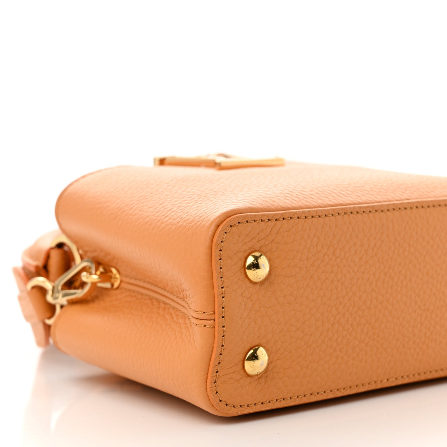 Taurillon Mini Capucines Safran Imperial