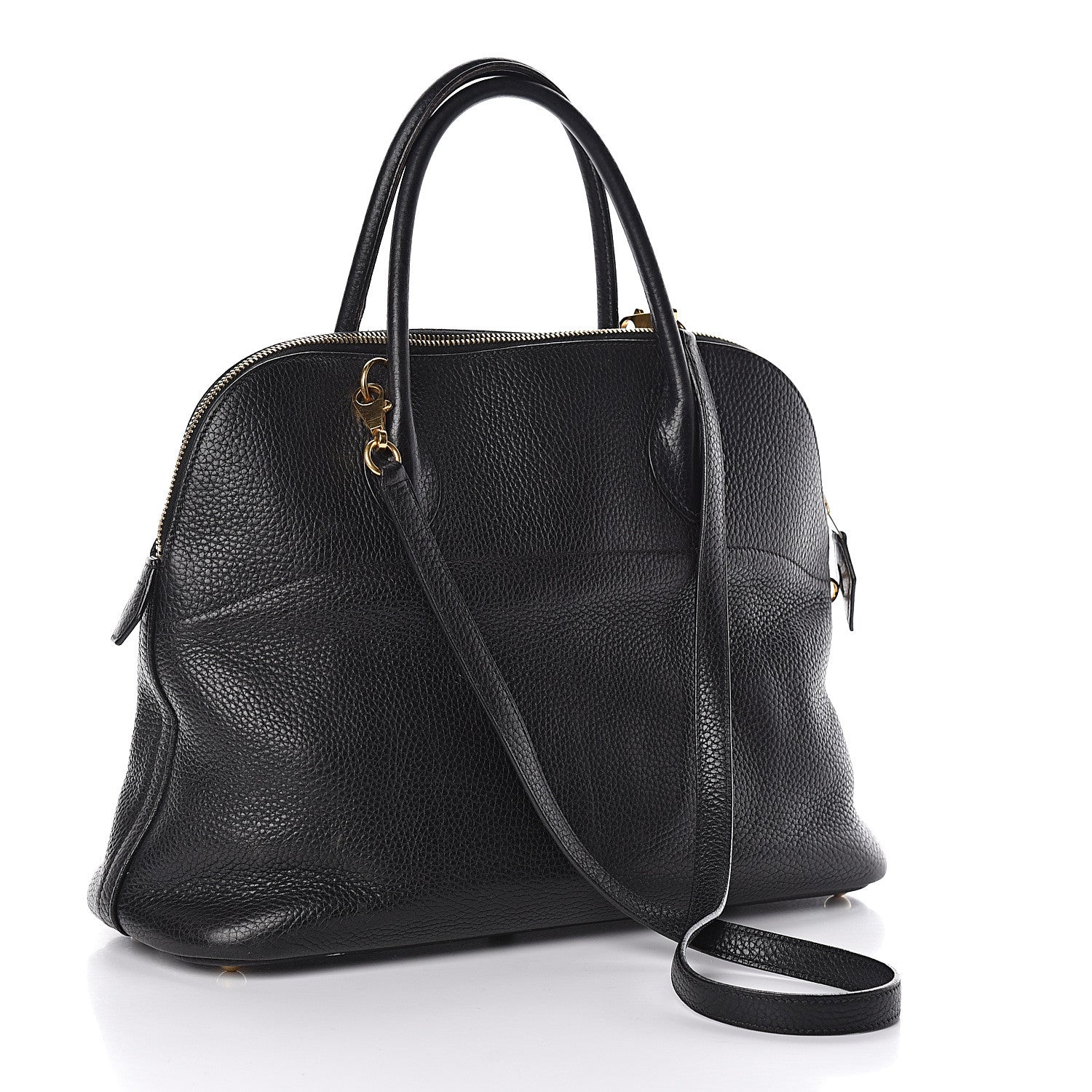 Hermes Taurillon Clemence Bolide 35 Black 3 of 29