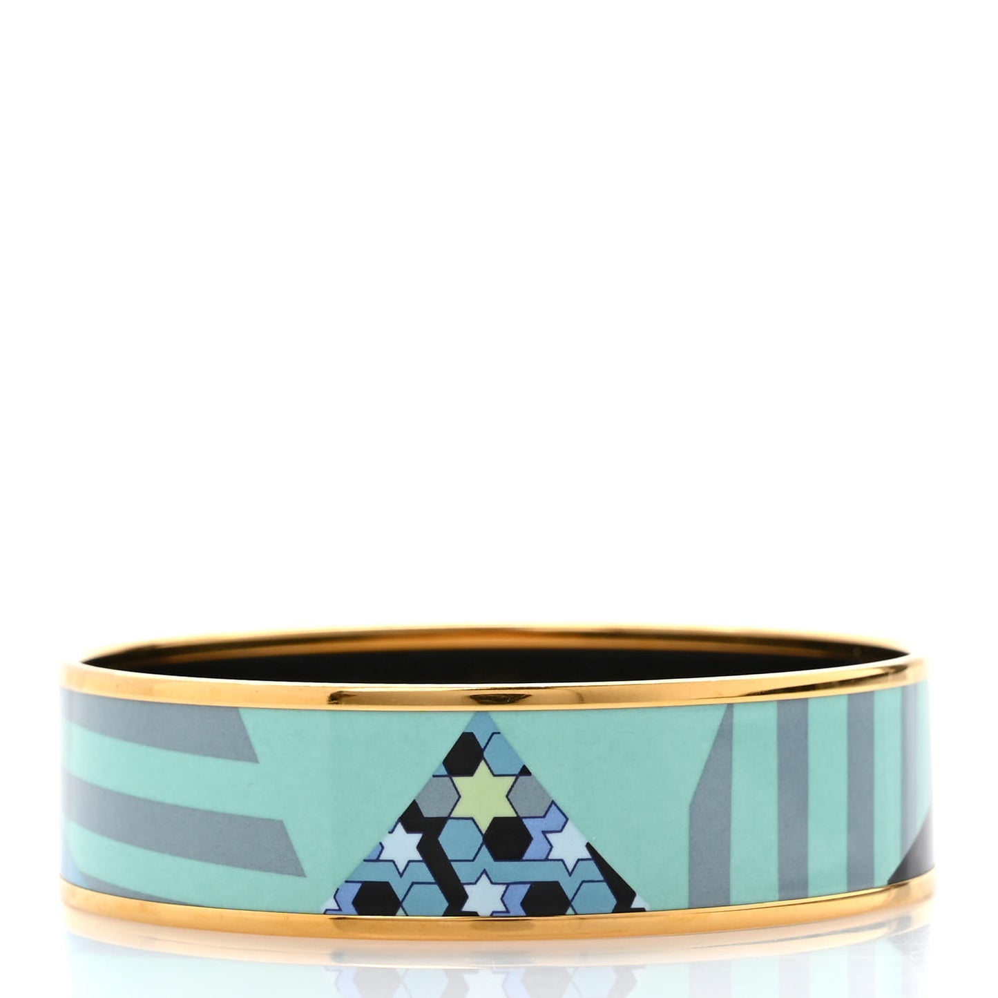 Enamel Printed Wide Bracelet 62