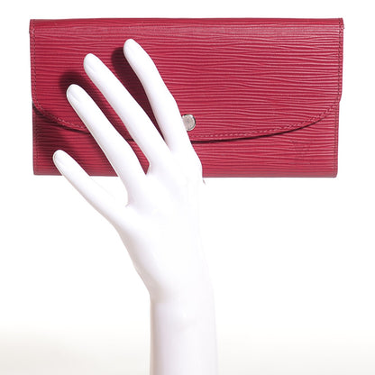 Louis Vuitton Epi Emilie Wallet Fuchsia 2 of 7