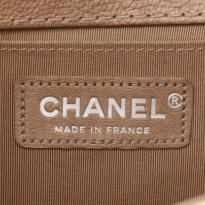 Chanel Metallic Calfskin Quilted Medium Boy Flap Dark Gold 6 of 9