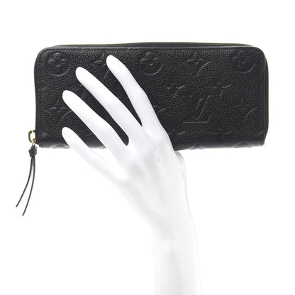 Louis Vuitton Empreinte Clemence Wallet Black 2 of 9