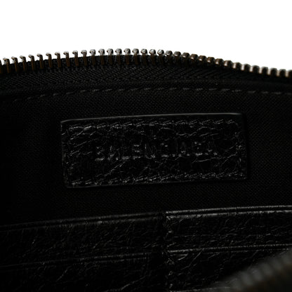 Balenciaga Agneau Arena Classic Hardware Le City Pouch On Strap Black 6 of 10