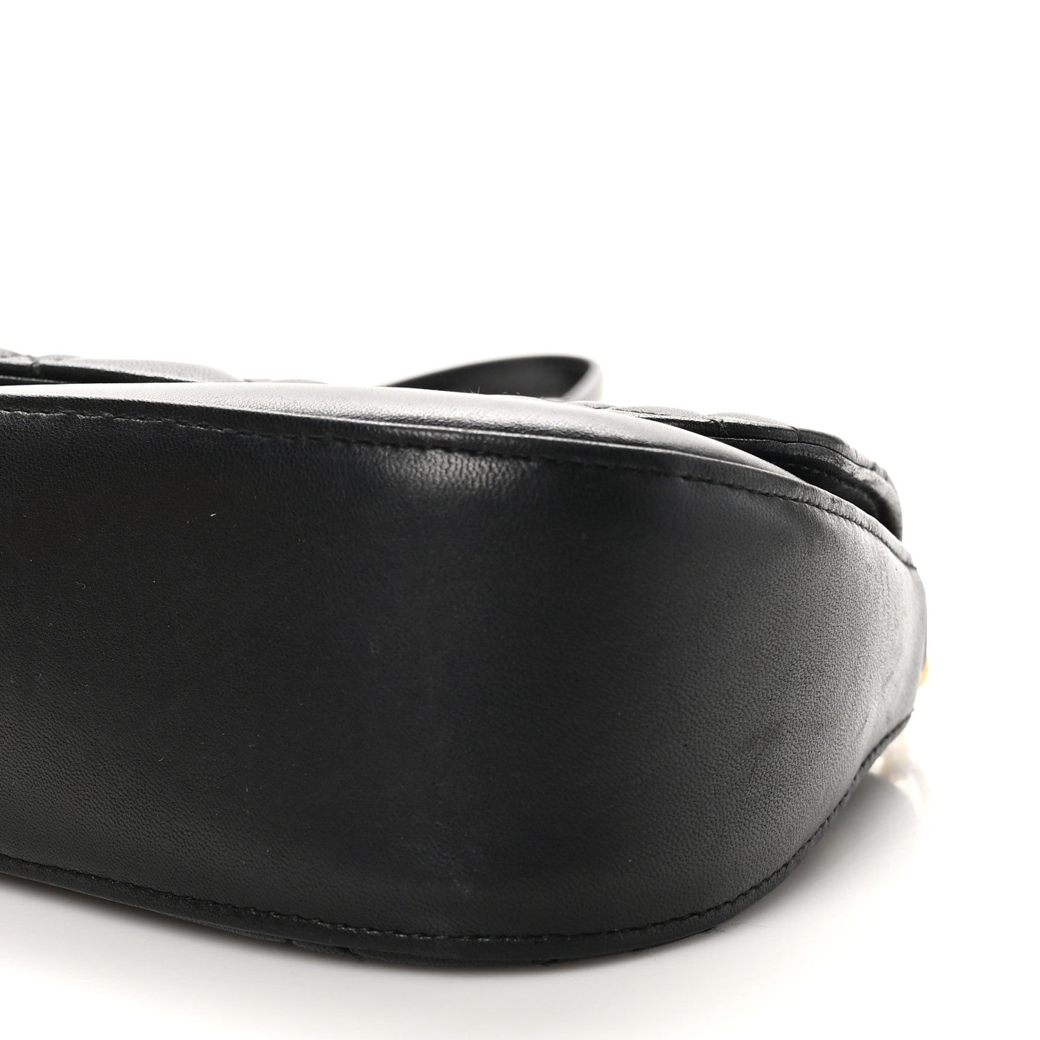 Christian Dior Lambskin Cannage Flap Shoulder Bag Black 10 of 12