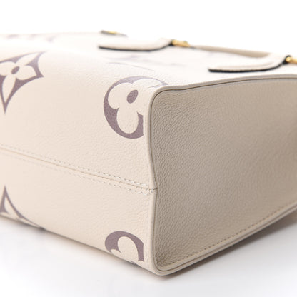 Louis Vuitton Empreinte Monogram Giant Onthego PM Creme Bois De Rose 7 of 10