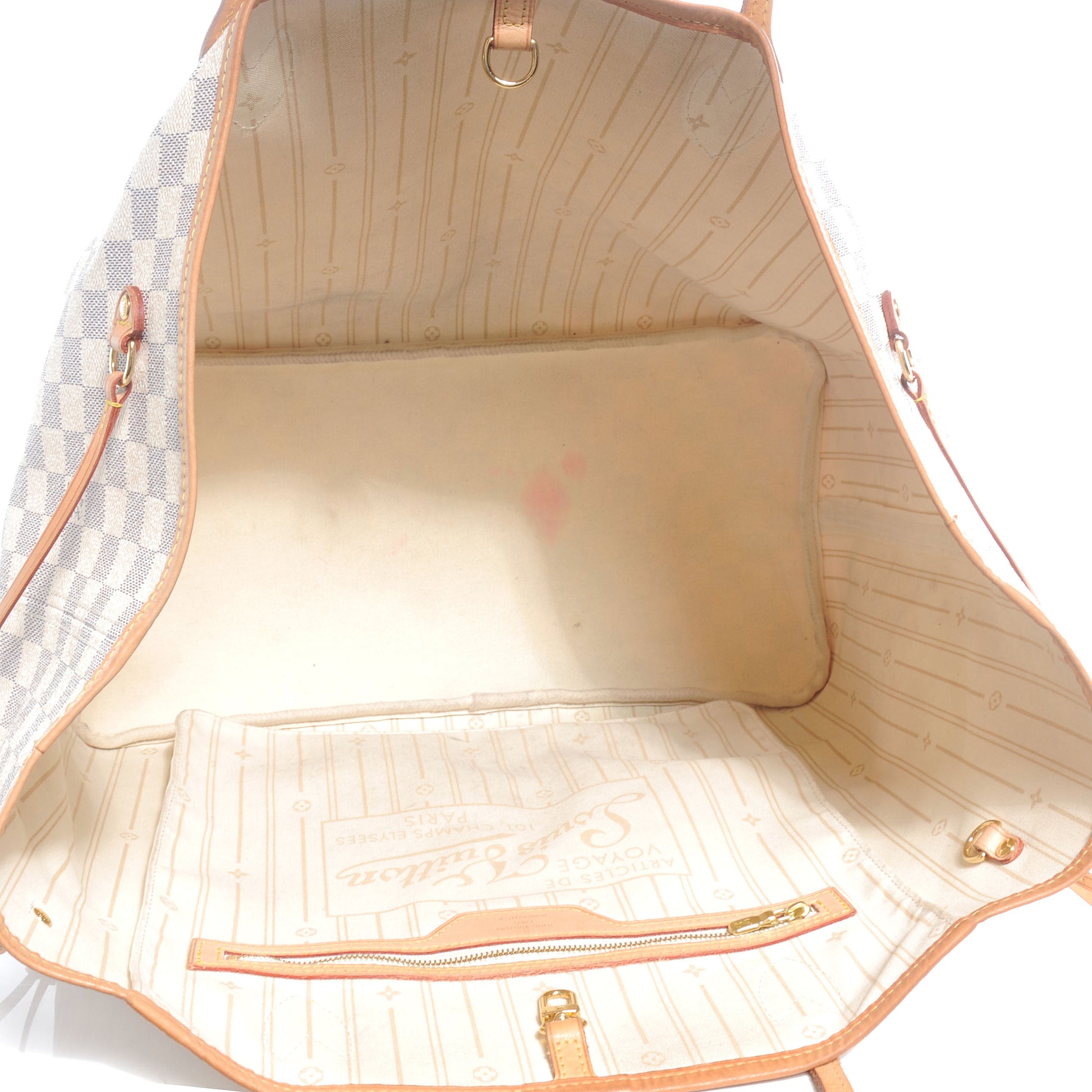 Louis Vuitton Damier Azur Neverfull GM 5 of 8