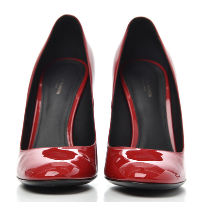Bottega Veneta Patent Isabella Pumps 39.5 China Red Black 2 of 15