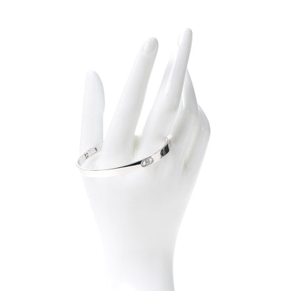 Hermes 18K White Gold Diamond PM H D'Ancre Bracelet LG 2 of 6
