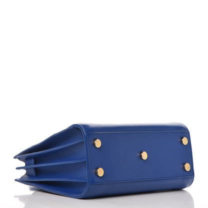 Saint Laurent Calfskin Nano Sac De Jour Royal Blue 5 of 12