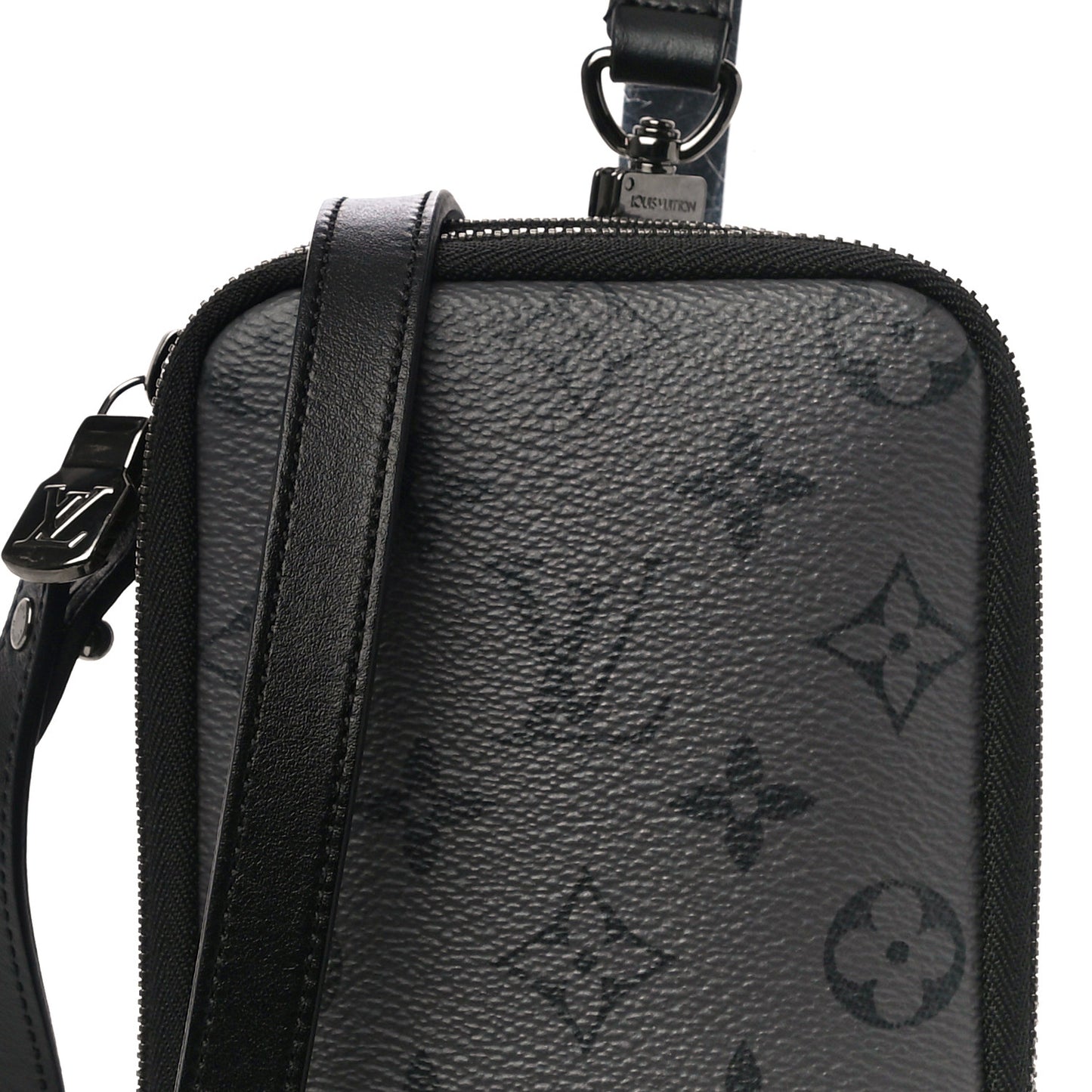Monogram Eclipse Reverse Double Phone Pouch