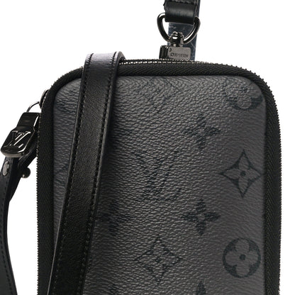 Louis Vuitton Monogram Eclipse Reverse Double Phone Pouch 8 of 10