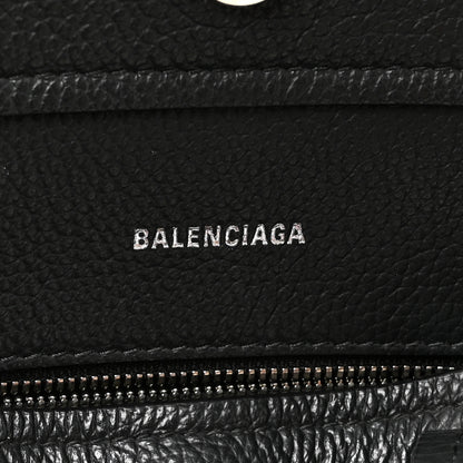 Balenciaga Grained Calfskin Small Everyday North South Shoulder Tote Bag Black 6 of 10