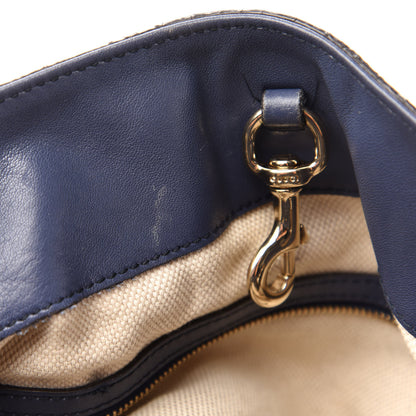 Gucci Patent Medium Soho Chain Shoulder Bag Uniform Blue 11 of 14