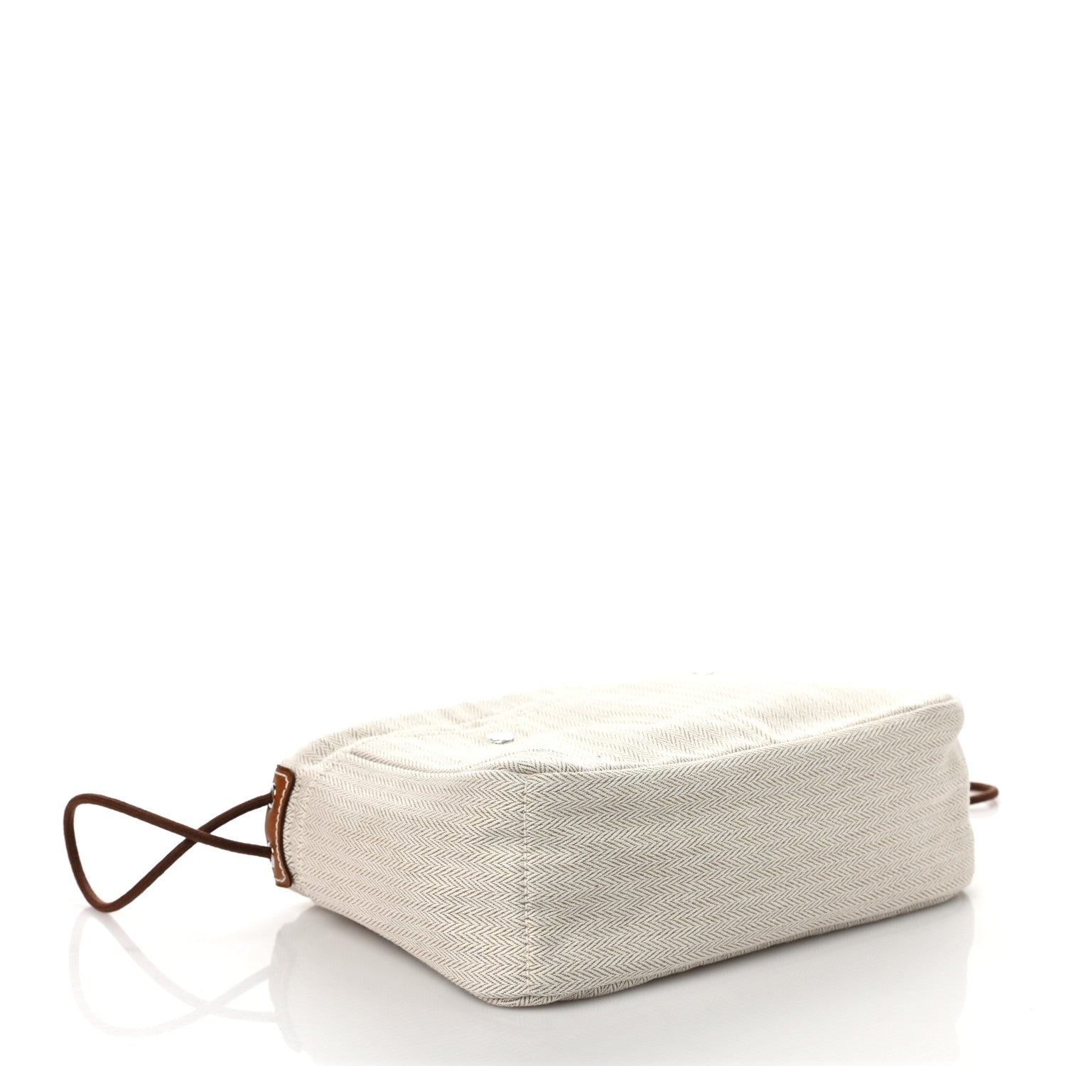 Hermes Canvas Barenia Fourbi 20 PM Pouch Naturel Fauve 3 of 6