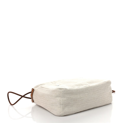Hermes Canvas Barenia Fourbi 20 PM Pouch Naturel Fauve 3 of 6