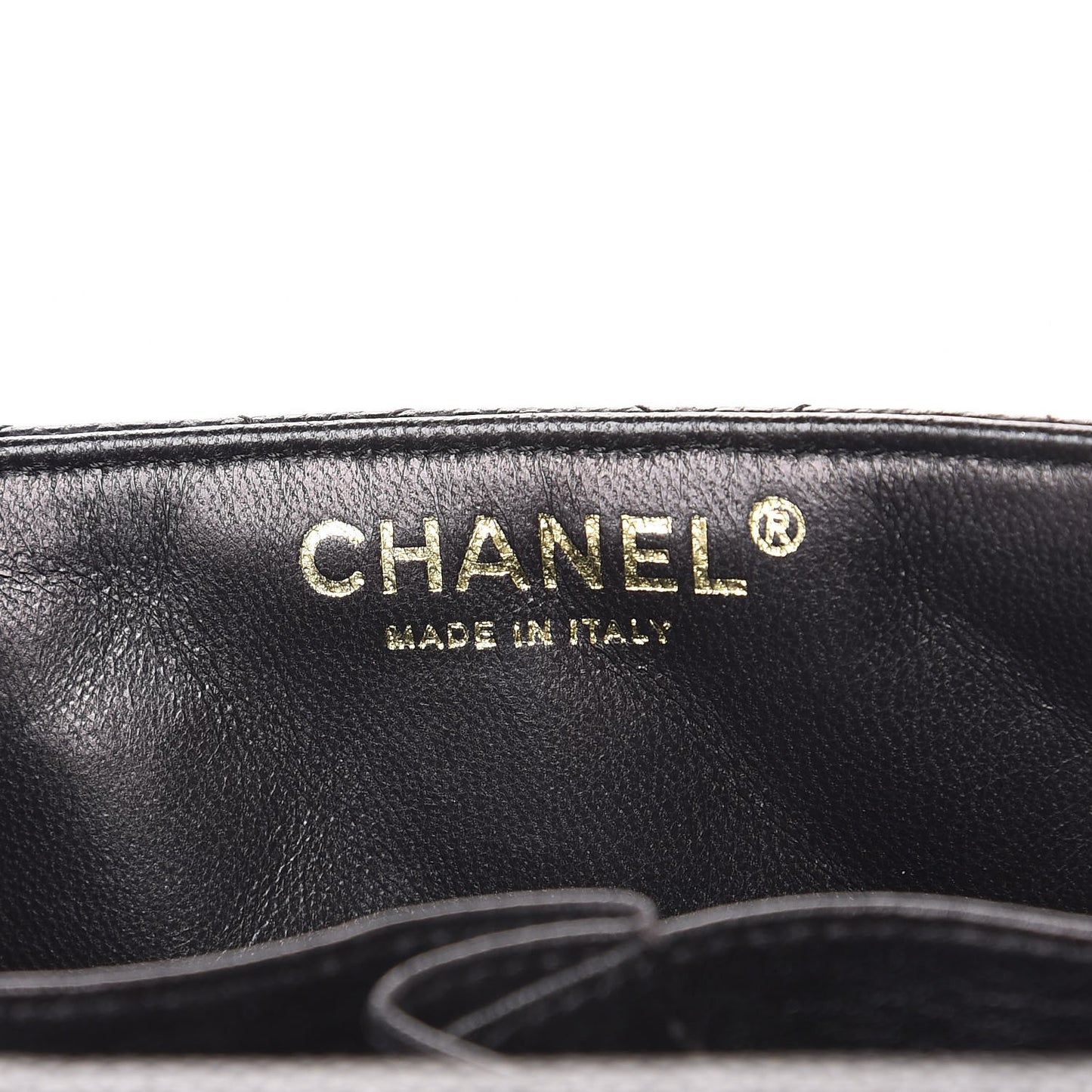 Caviar Quilted East West Flap Black