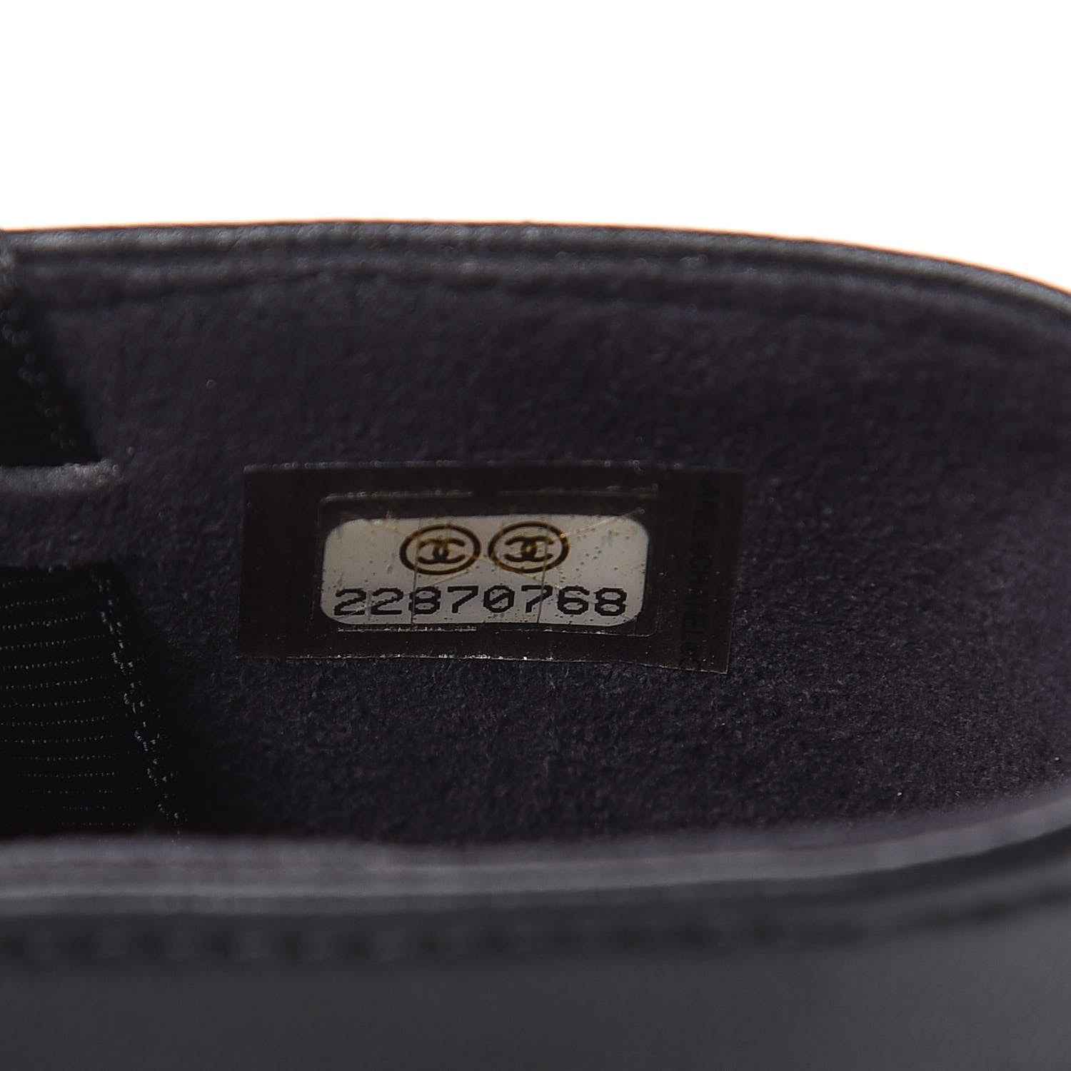 Chanel Lambskin Quilted Chain Around Phone Holder Black 8 of 9