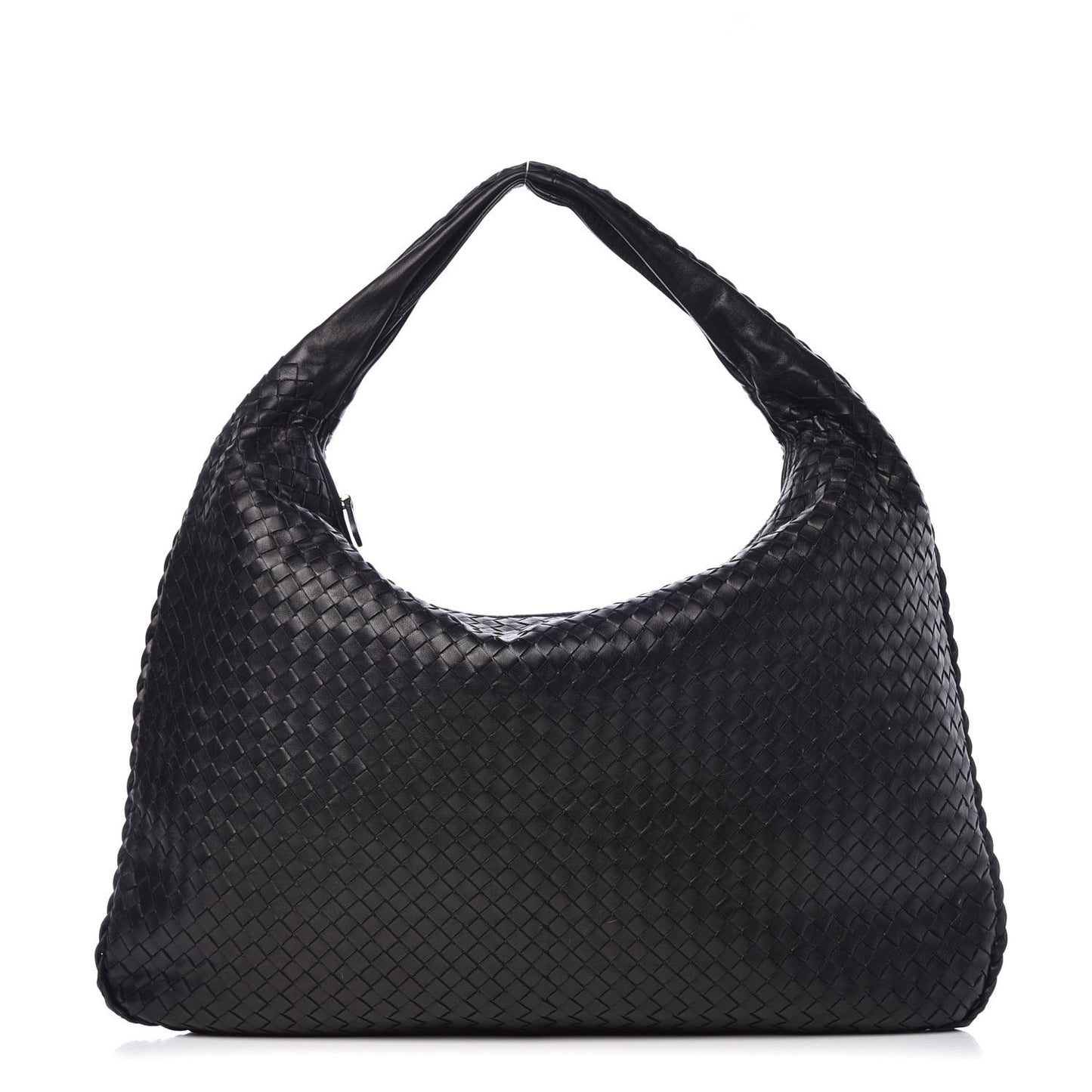 Nappa Intrecciato Maxi Veneta Hobo Nero Black