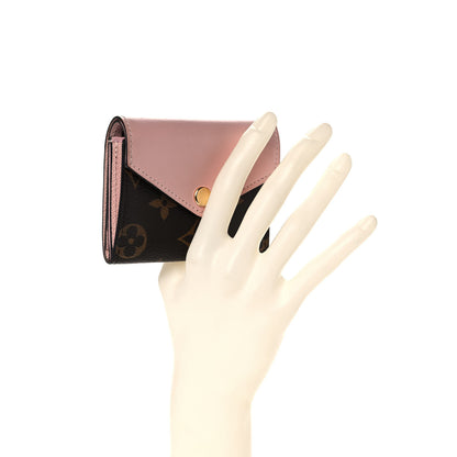 Louis Vuitton Monogram Zoe Wallet Rose Ballerine 2 of 13