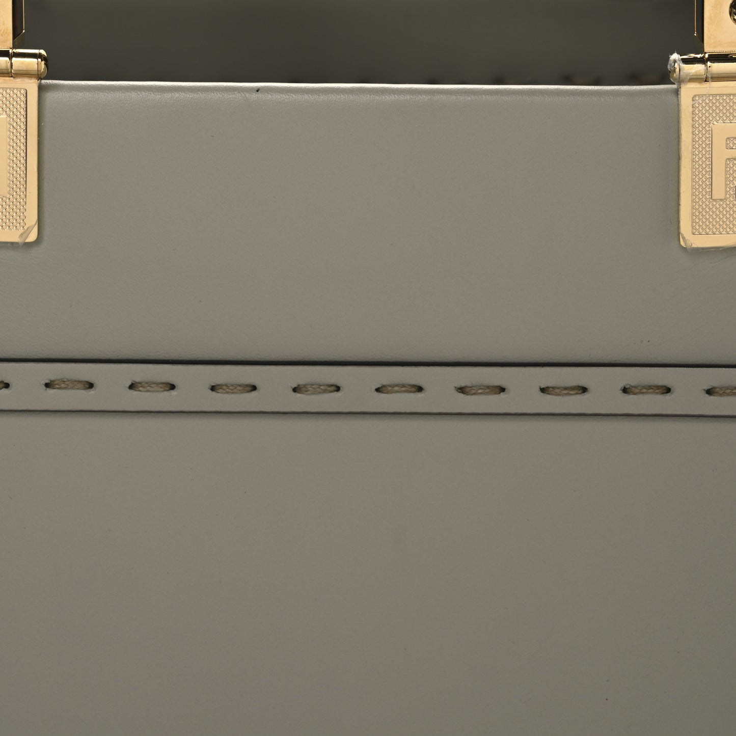 Vitello King Plexiglass Medium Fendi Sunshine Shopper Tote Green Tea