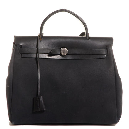 Hermes Toile Herbag 31 PM Black 1 of 14
