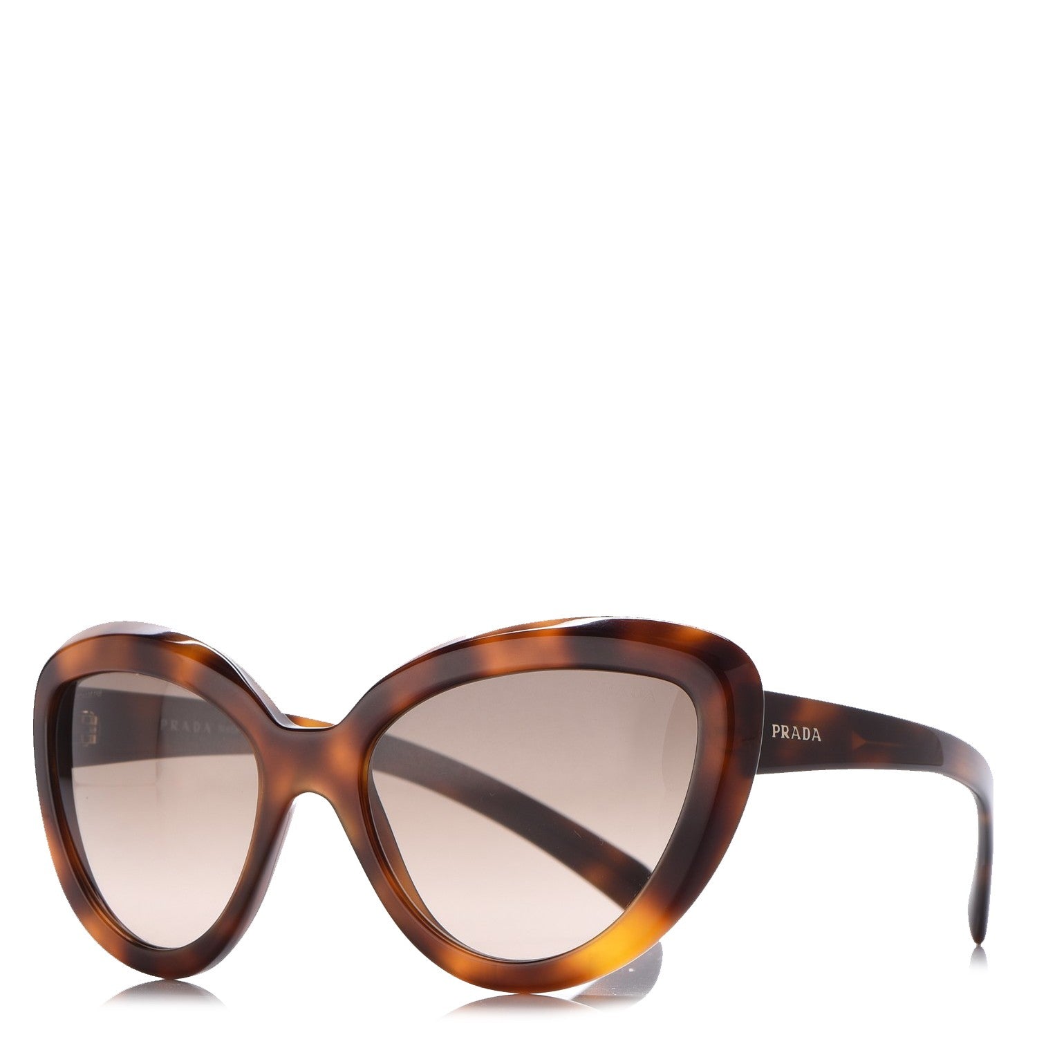 Prada Cat Eye Sunglasses SPR 08R Tortoise 1 of 7