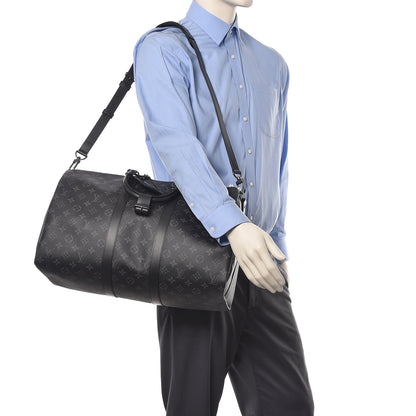 Louis Vuitton Monogram Eclipse Keepall Bandouliere 45 2 of 11