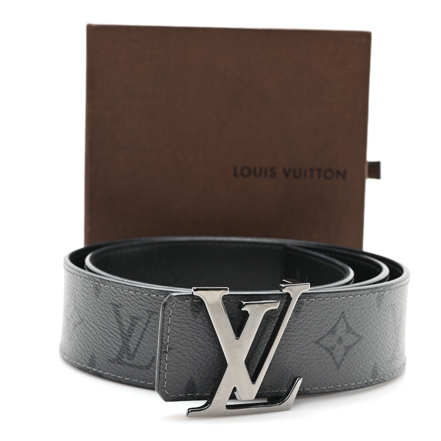Louis Vuitton Reverse Monogram Eclipse 40mm LV Initiales Reversible Belt 85 34 6 of 6