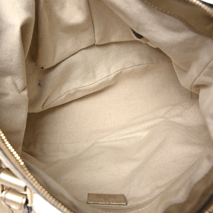 Gucci Monogram Medium Sukey Top Handle Gold 5 of 11