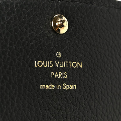 Louis Vuitton Empreinte Monogram Giant Emilie Wallet Black Beige 6 of 8