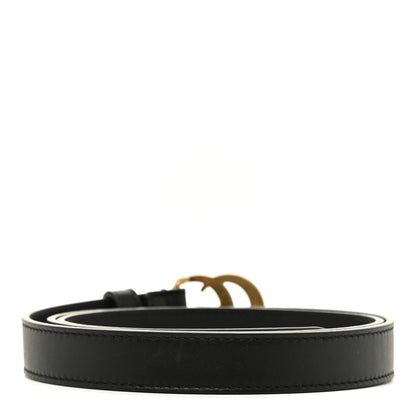 Gucci Calfskin Double G 20mm Belt 85 34 Black 2 of 7