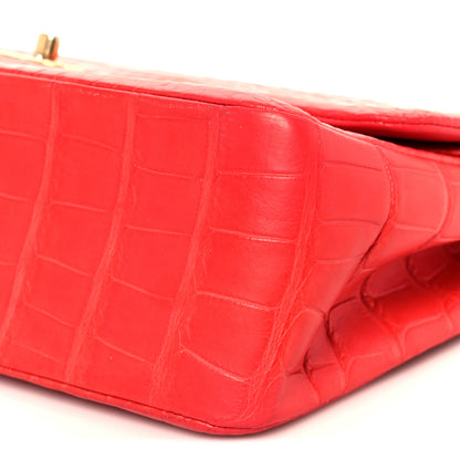 Chanel Alligator Jumbo Double Flap Red 11 of 11