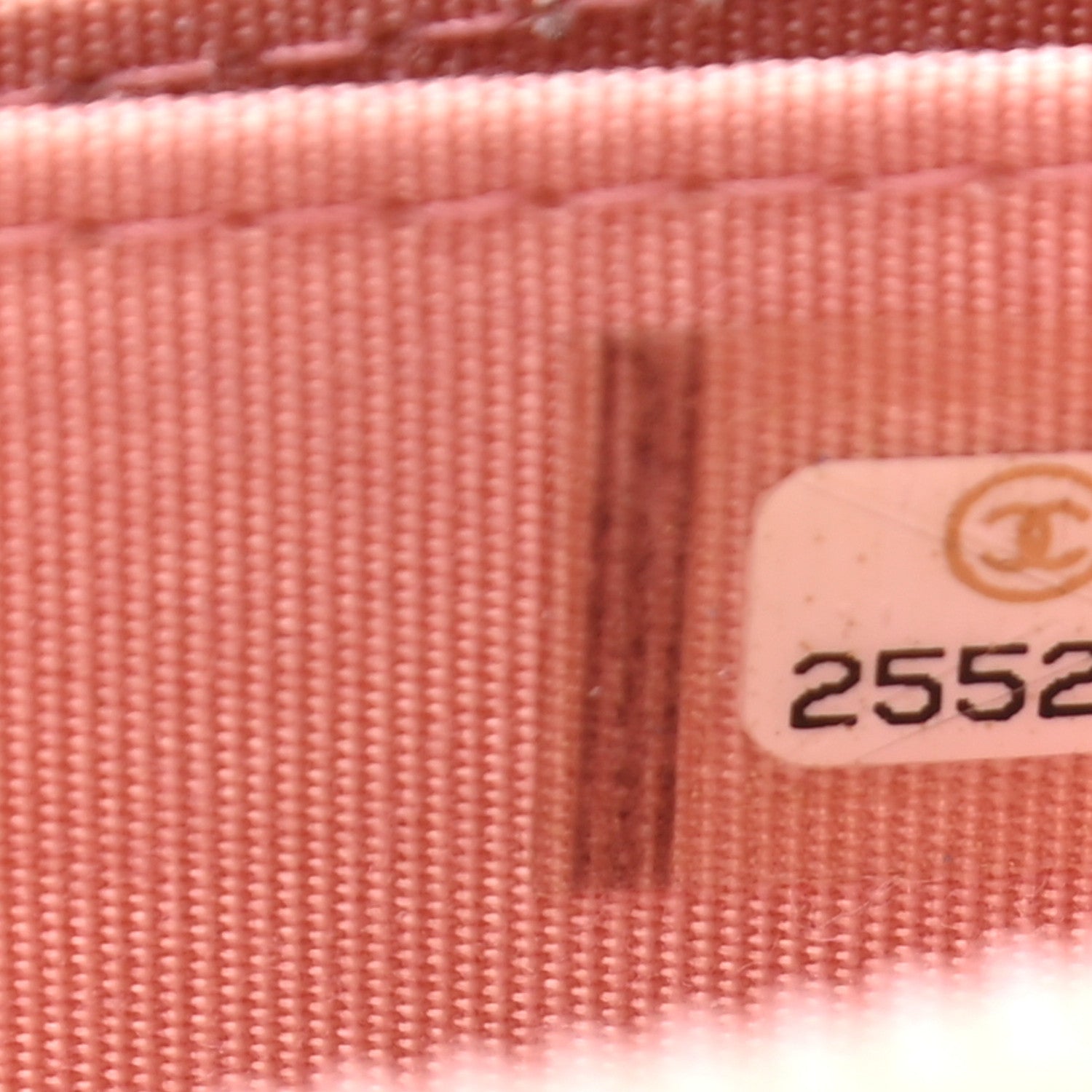 Chanel Caviar Quilted Boy Zip Around Coin Purse Wallet Light Pink 7 of 7