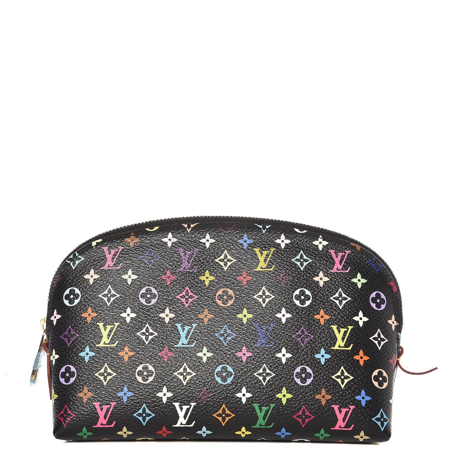 Louis Vuitton Monogram Multicolor Cosmetic Pouch Black Grenade 1 of 7