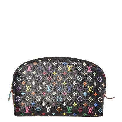 Louis Vuitton Monogram Multicolor Cosmetic Pouch Black Grenade 1 of 7