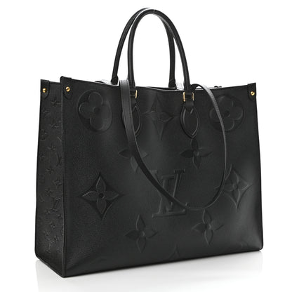 Louis Vuitton Empreinte Monogram Giant Onthego GM Black 3 of 11
