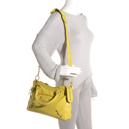 Balenciaga Agneau Giant 12 Gold Hardware Town Jaune Poussin 2 of 12
