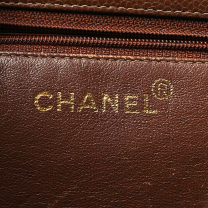 Chanel Caviar CC Tote Brown 6 of 17